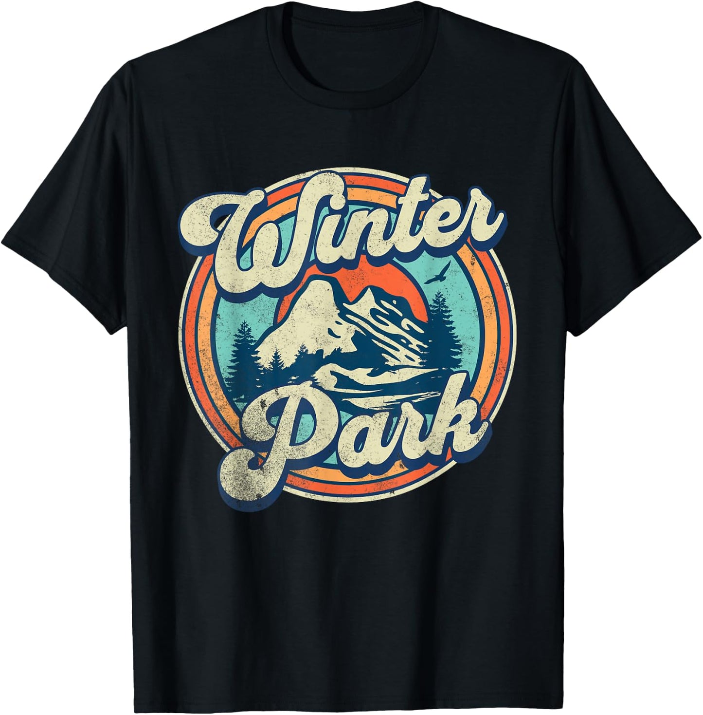 Winter Park Colorado T-Shirt - T-Shirt | Black