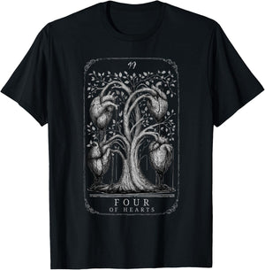 Hunt: Showdown Four Of Hearths T-Shirt - T-Shirt | Black