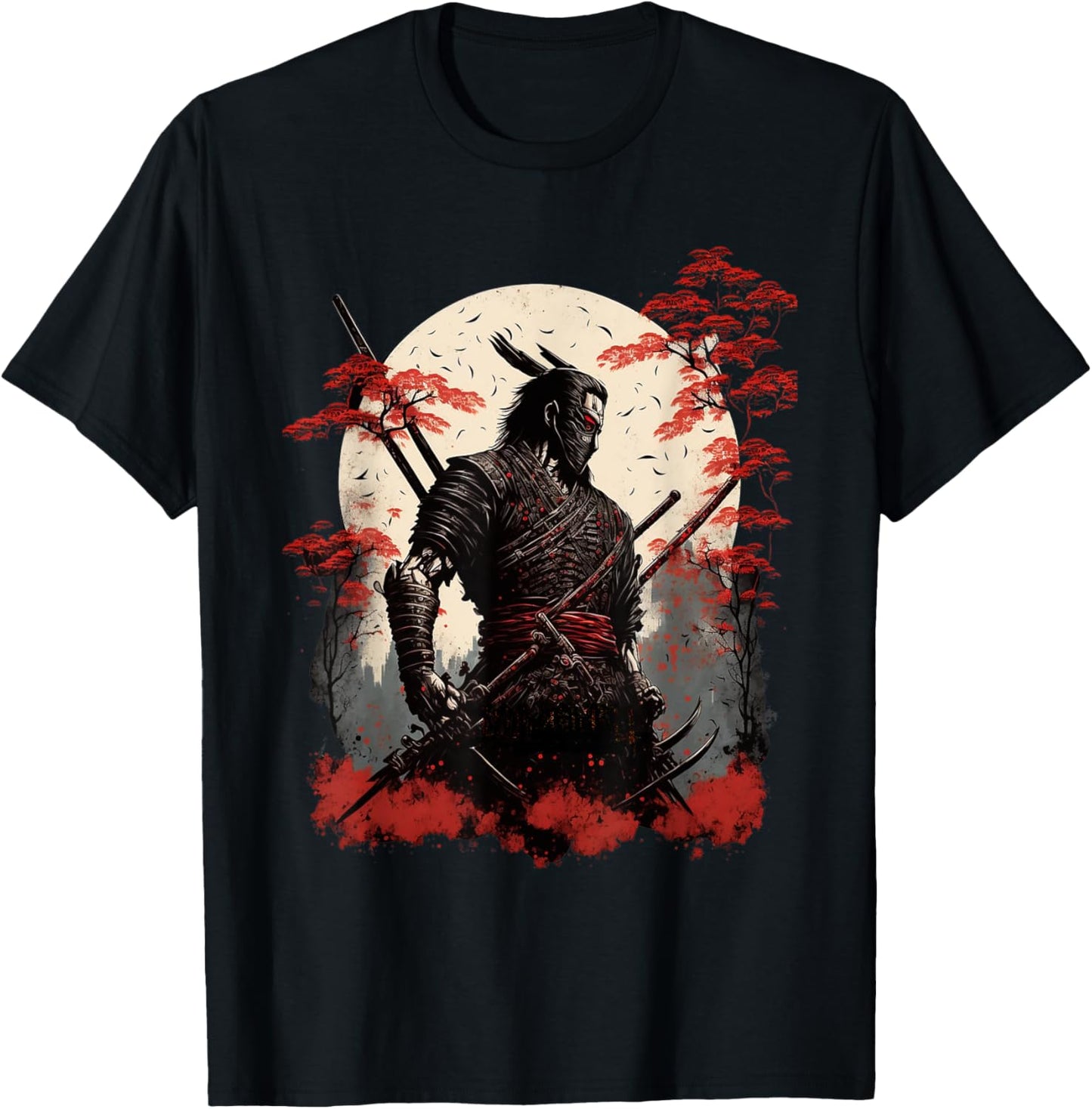 Ancient Japanese Samurai Shirt Bushido Code Warrior Gifts T-Shirt - T-Shirt | Black