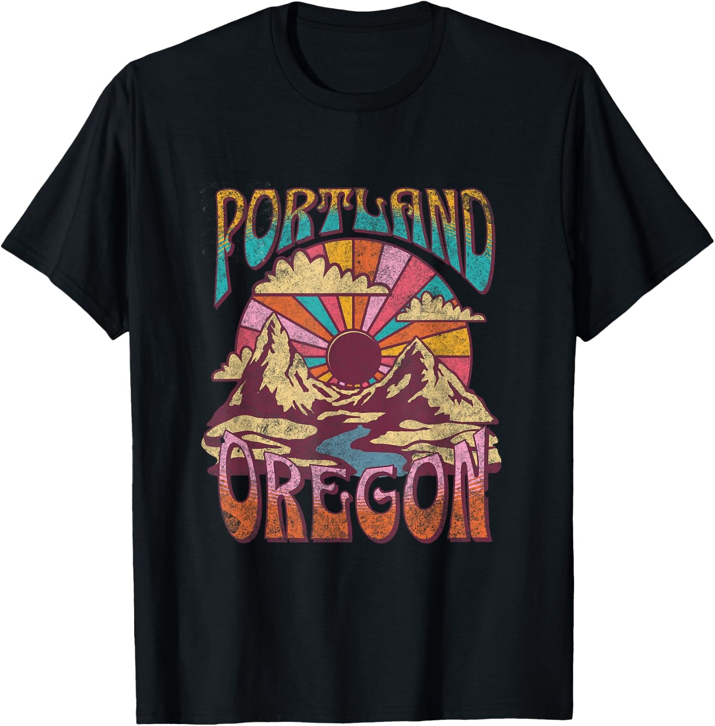 Portland Oregon T-Shirt - T-Shirt | Black