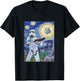 Kids Star Wars Classic Stormtrooper Van Gogh Starry Night Print T-Shirt - T-Shirt | Black