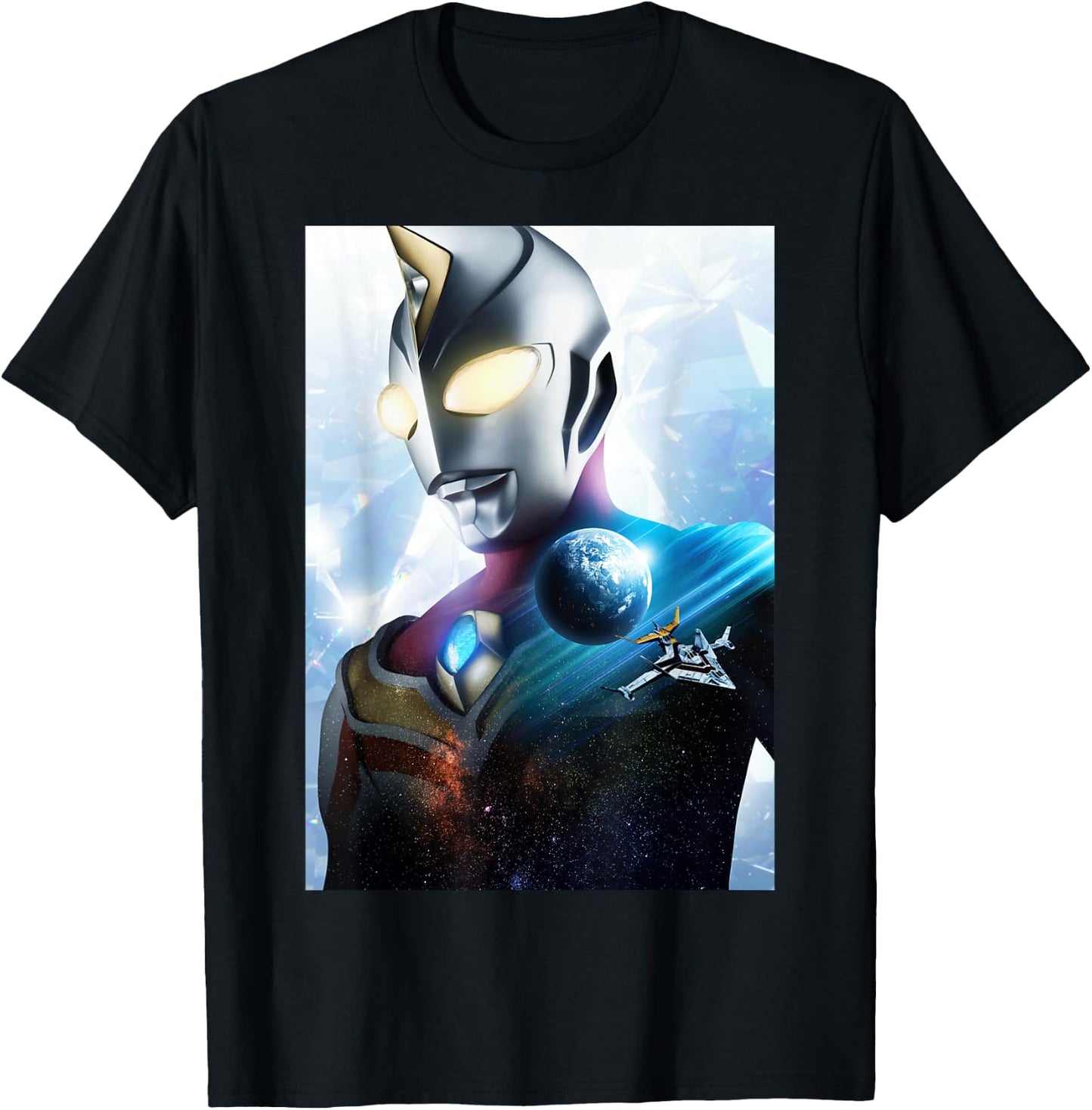 ULTRAMAN DYNA Poster Visual Design A T-Shirt - T-Shirt | Black