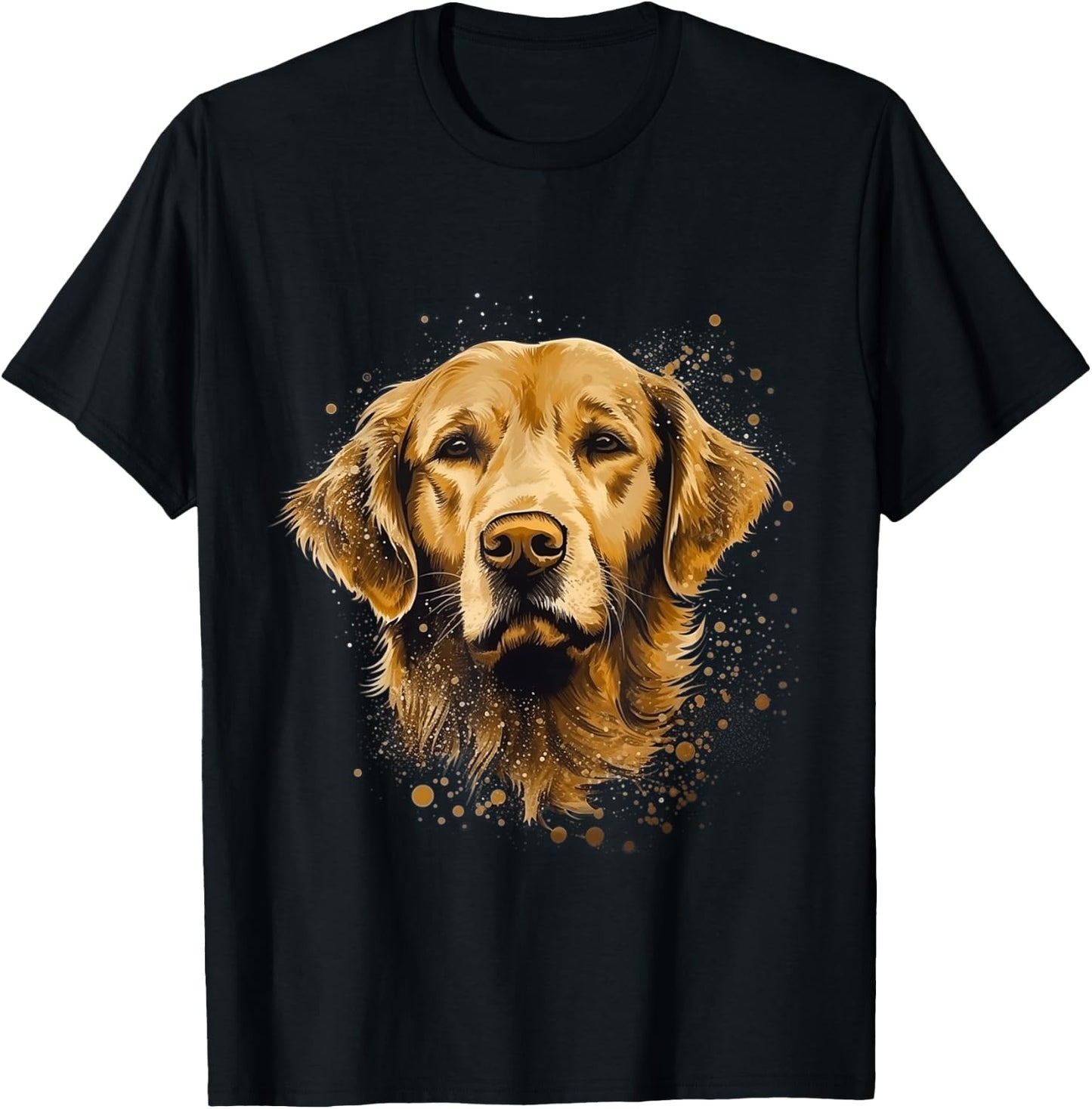 Golden Retriever T-Shirt - T-Shirt | Black