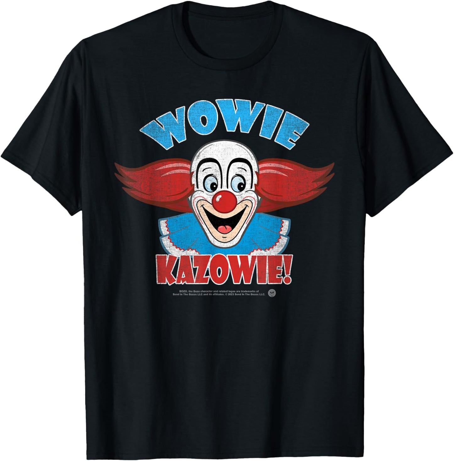 Bozo the Clown - Wowie Kazowie Vintage T-Shirt - T-Shirt | Black