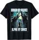 Human By Chance Alpha By Choice Funny Alpha Wolf Meme T-Shirt - T-Shirt | Black