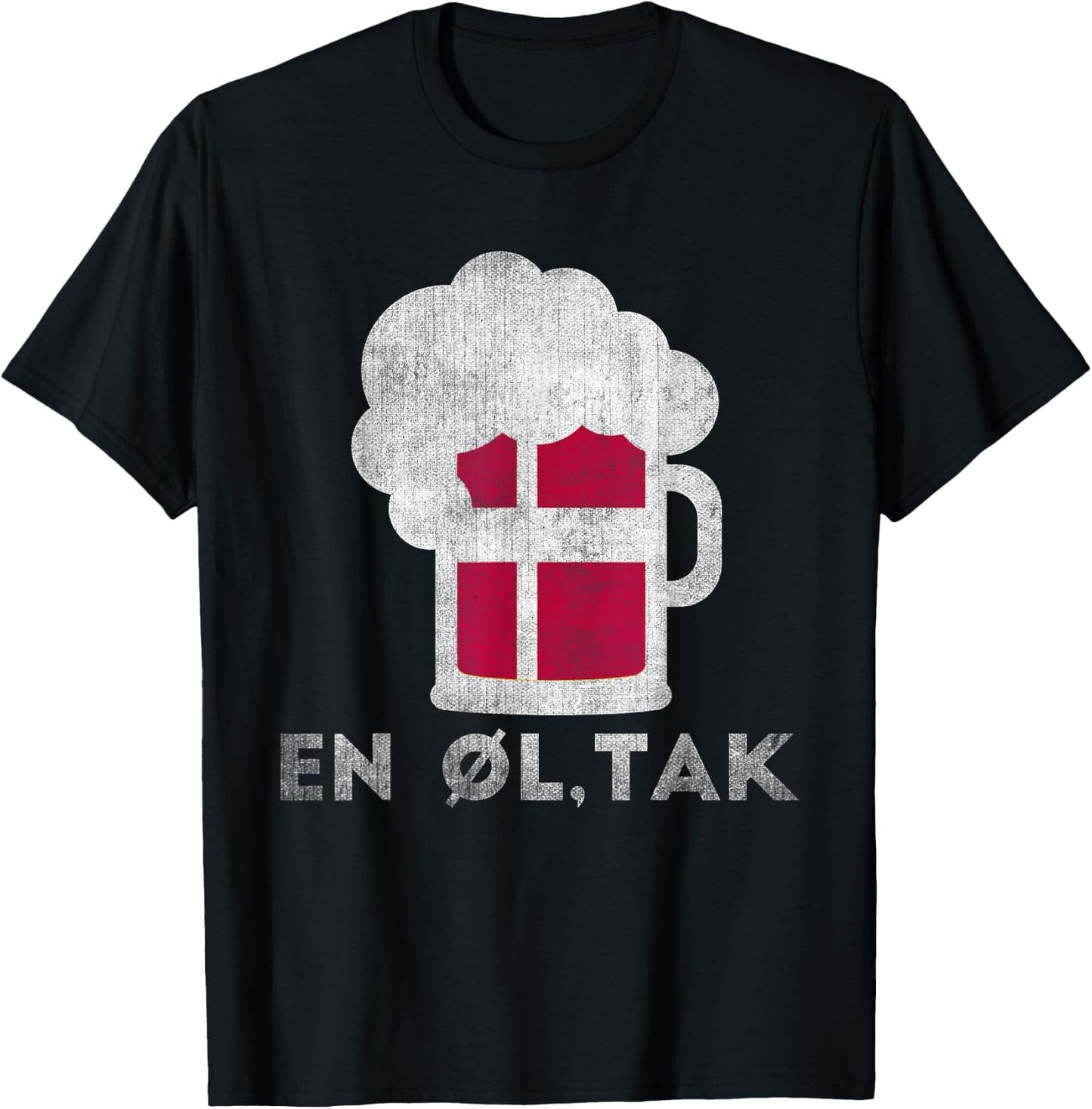 Funny Danish Beer Order Denmark T-Shirt - T-Shirt | Black