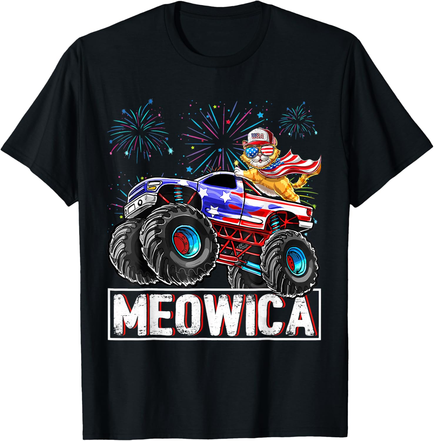 Meowica T-Shirt - T-Shirt | Black