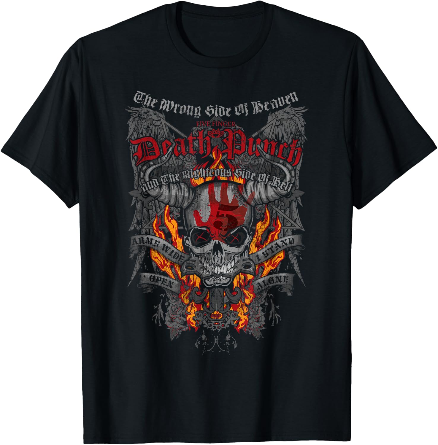 5FDP – Wrong Side T-Shirt - T-Shirt | Black
