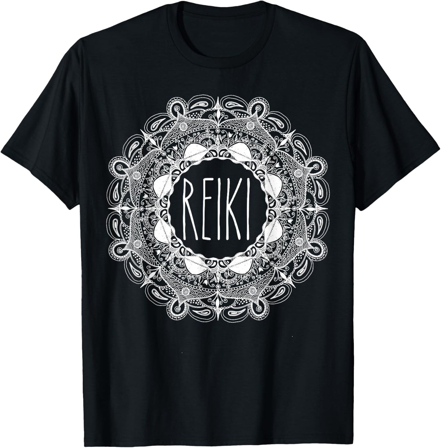 Mandala Reiki T-Shirt - T-Shirt | Black