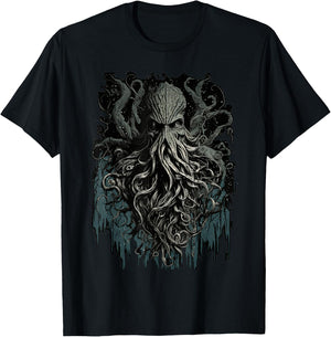 Cthulhu Lovecraft | Horror Cthulhu Myth | Entity of Cthulhu T-Shirt - T-Shirt | Black