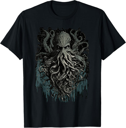 Cthulhu Lovecraft | Horror Cthulhu Myth | Entity of Cthulhu T-Shirt - T-Shirt | Black