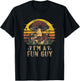 I am A Fun Guy Fungi Pun Vintage Mushroom Picker T-Shirt - T-Shirt | Black