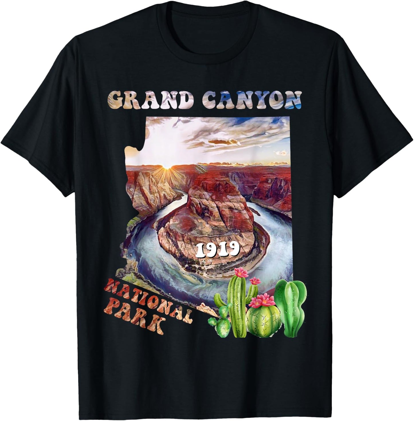 Grand Canyon National Park T-Shirt - T-Shirt | Black