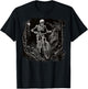Cycling Skeleton Mountain MTB Bike Cyclist Skeleton T-Shirt - T-Shirt | Black