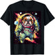 AstroBulldog: Journey to the Stars T-Shirt - T-Shirt | Black
