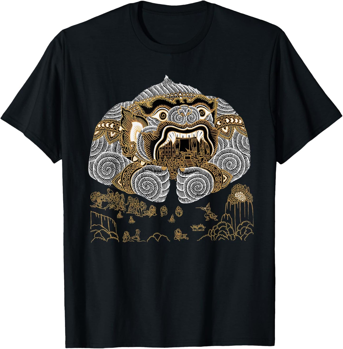 Khmer Reahu T-Shirt - T-Shirt | Black