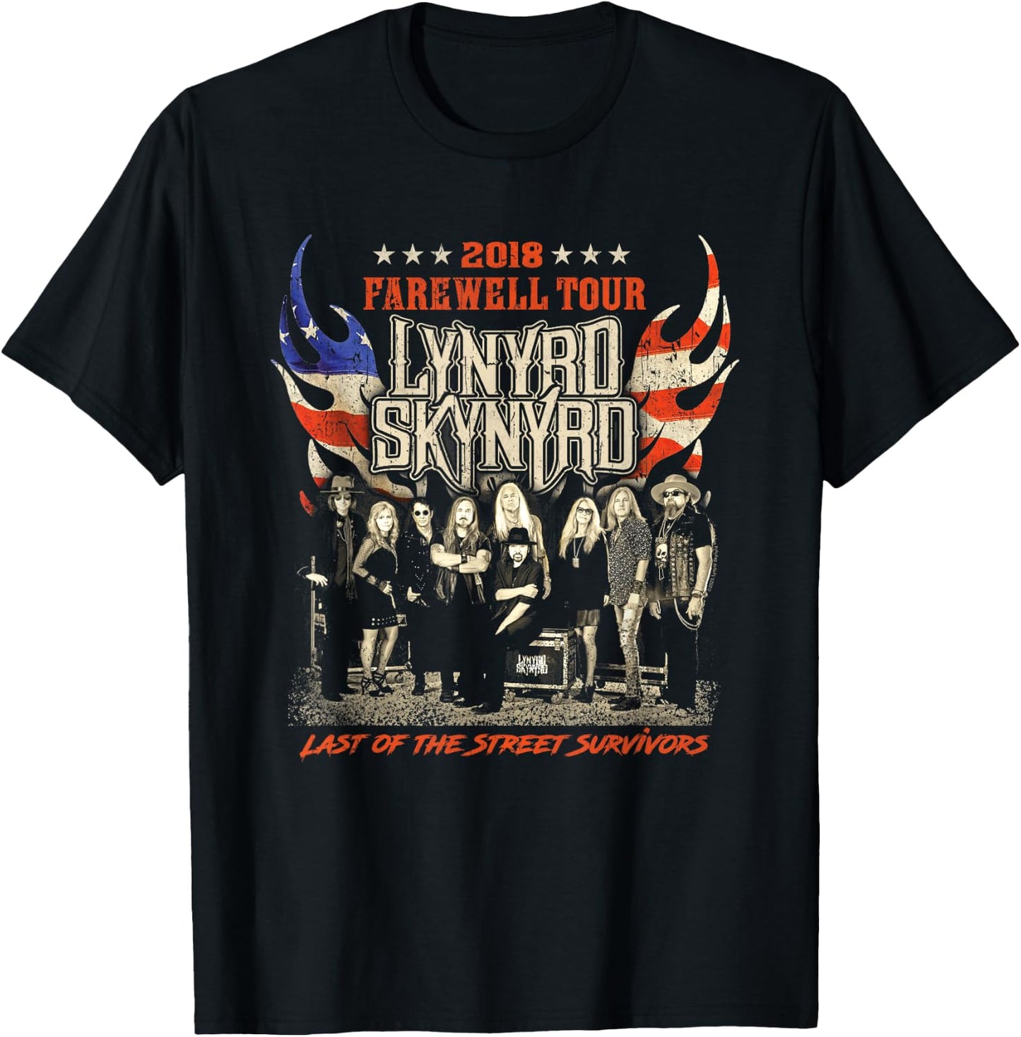 Lynyrd Skynyrd - Farewell Tour 2018 Last Of Street Survivors T-Shirt - T-Shirt | Black
