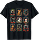 Vintage Kitten Christmas Cats & Men T-Shirt - T-Shirt | Black