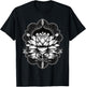 Floating Lotus Flower on water Lotus Flower T-Shirt - T-Shirt | Black