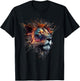 Lion Animal Lover Motif Animal Zoo Print Lion T-Shirt - T-Shirt | Black