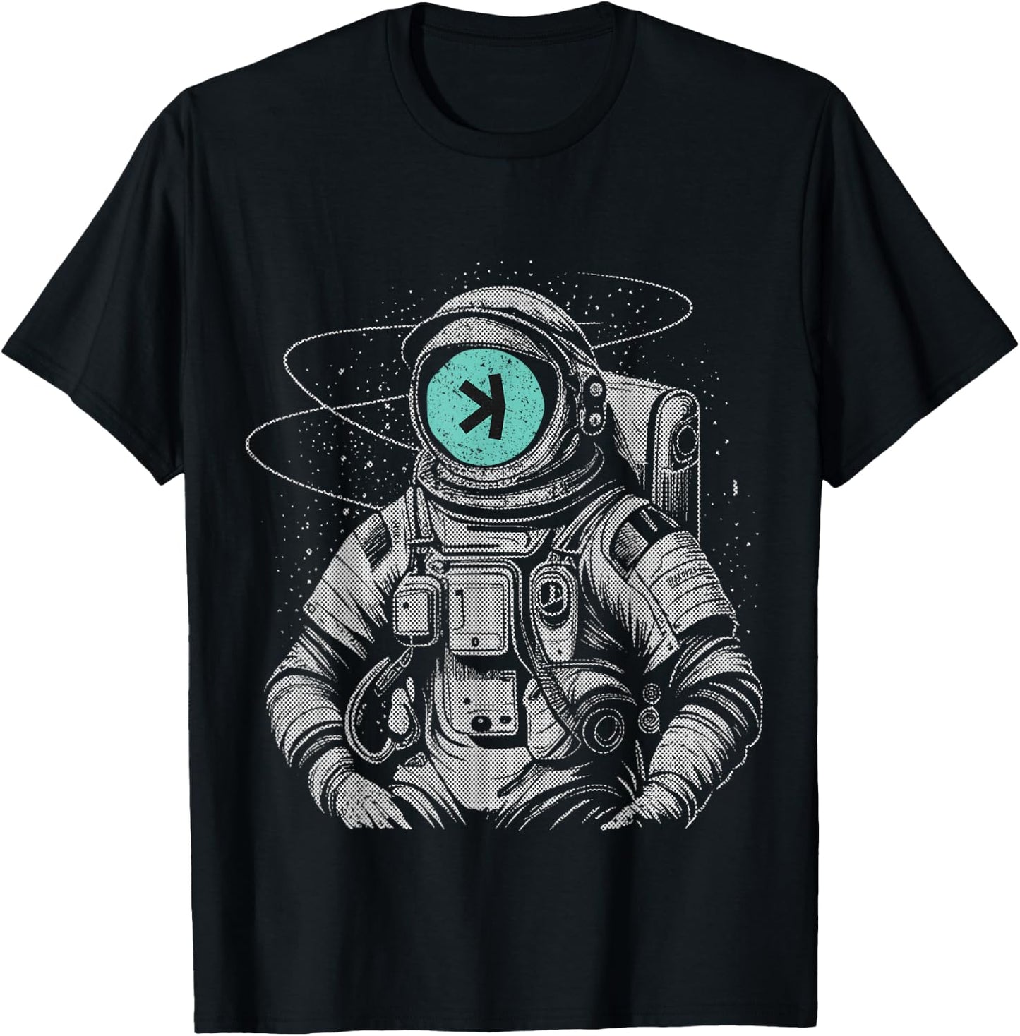 Kaspa Crypto Coin Bullrun 2024 Freedom Cryptocurrency T-Shirt - T-Shirt | Black