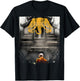 Laos 3 Head Elephant & Lao Monk Asian Buddhist Temple Flag T-Shirt - T-Shirt | Black