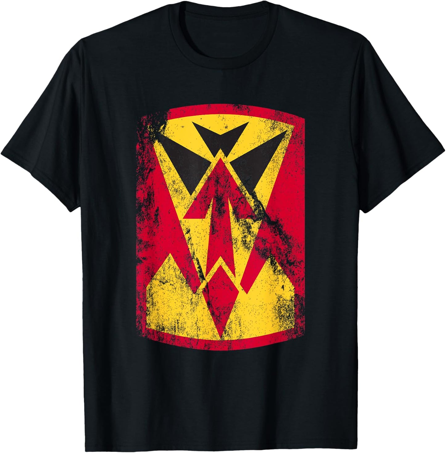 35th Air Defense Artillery Brigade Patch - 35th ADA Vintage T-Shirt - T-Shirt | Black