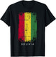 Bolivia Souvenir Design - Country Flag Bolivia T-Shirt - T-Shirt | Black