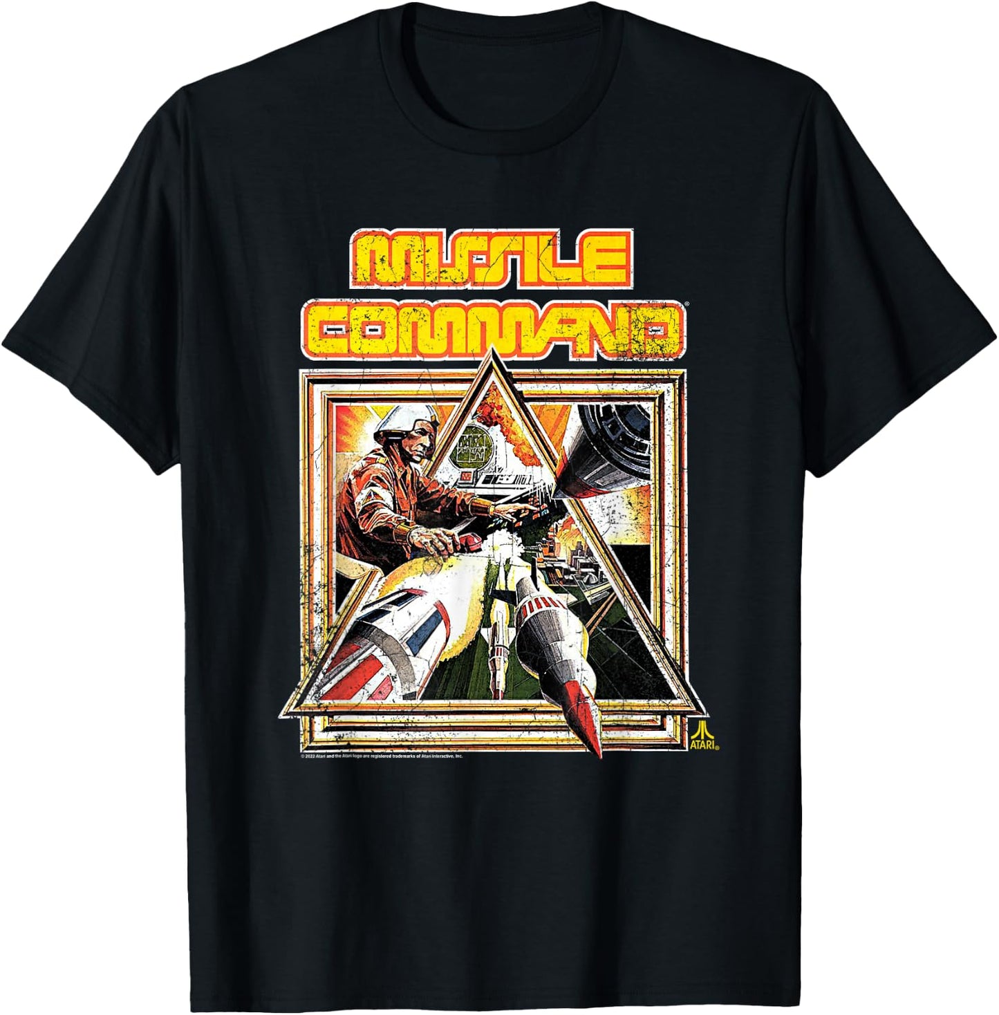 Atari Missile Commander T-Shirt - T-Shirt | Black