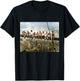 Lunch Atop a Skyscraper New York Ironworkers Photograph T-Shirt - T-Shirt | Black