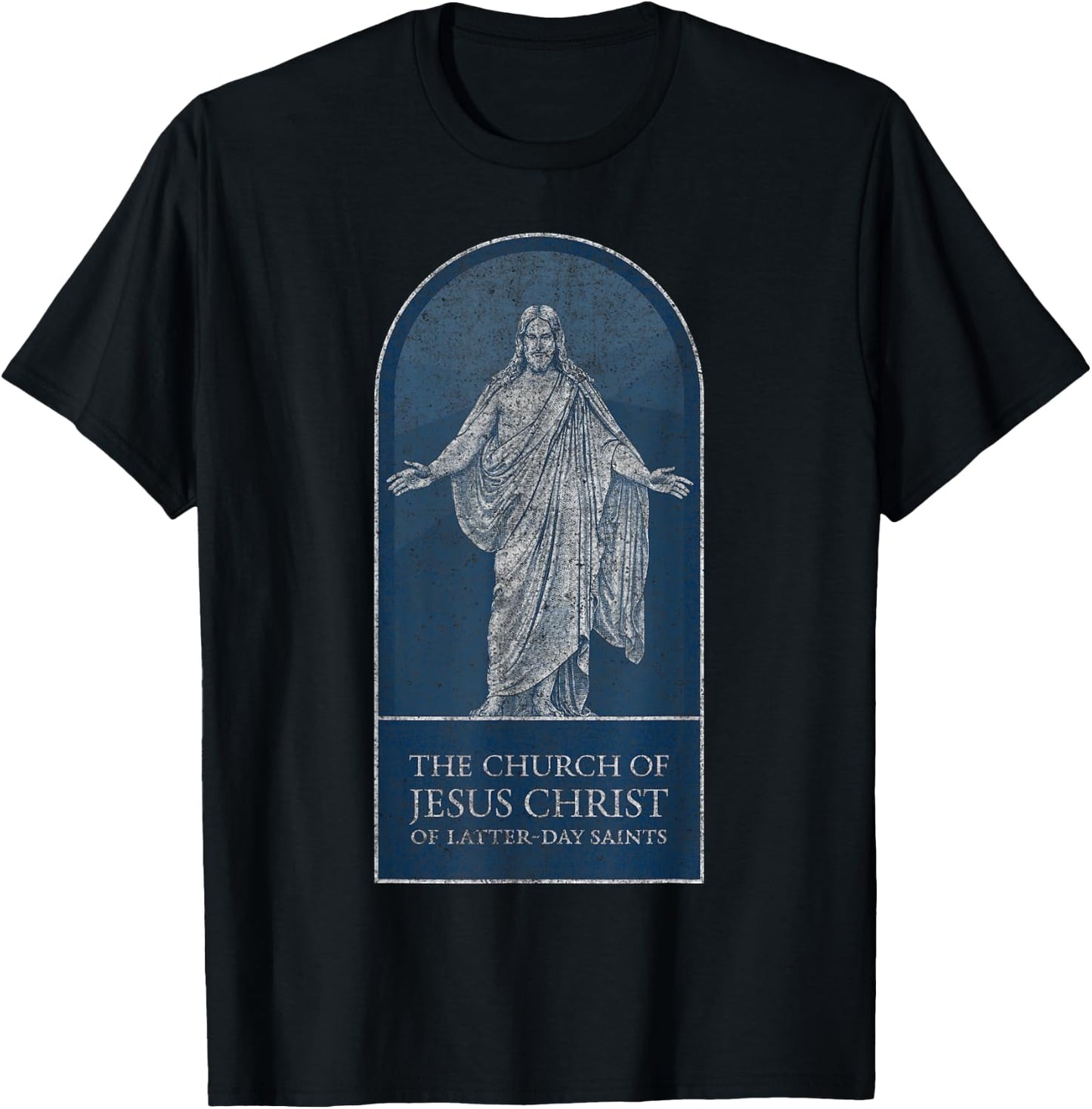 Mormon LDS Church of Jesus Christ of Latter-day Saints, Blue T-Shirt - T-Shirt | Black