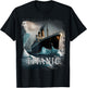 Titanic Boat Vintage Cruise Ship Sailing in 1912 hit Iceberg T-Shirt - T-Shirt | Black