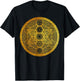 Metatron Cube Platonic Solids Sacred Geometry Metaphysics T-Shirt - T-Shirt | Black