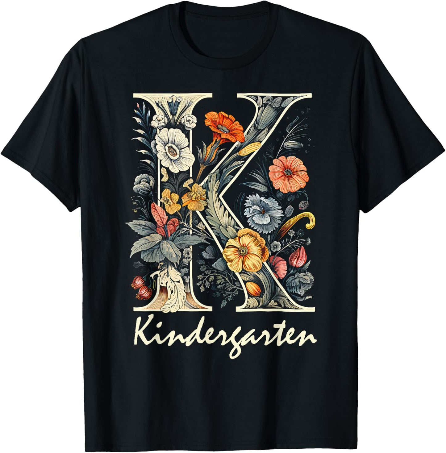 Kindergarten Teacher First Day of School Back to School Kids T-Shirt - T-Shirt | Black