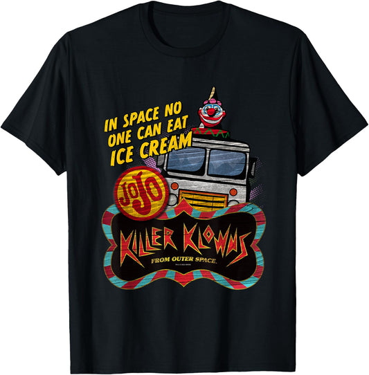 Killer Klowns from Outer Space Jojo Ice Cream Truck T-Shirt - T-Shirt | Black