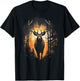 Forest Deer Wildlife Animal Illustration T-Shirt - T-Shirt | Black