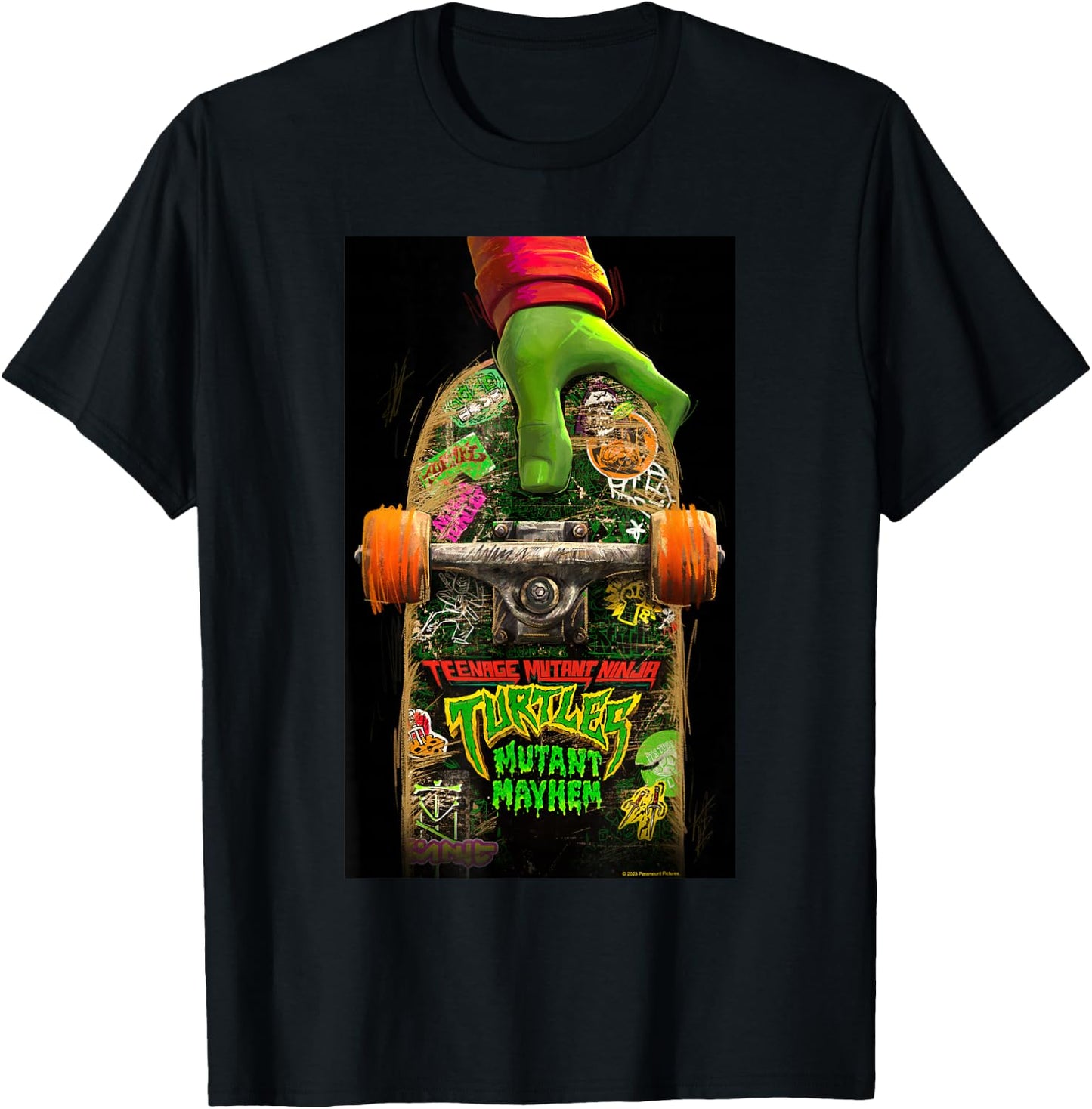 Teenage Mutant Ninja Turtles: Mutant Mayhem Poster T-Shirt - T-Shirt | Black