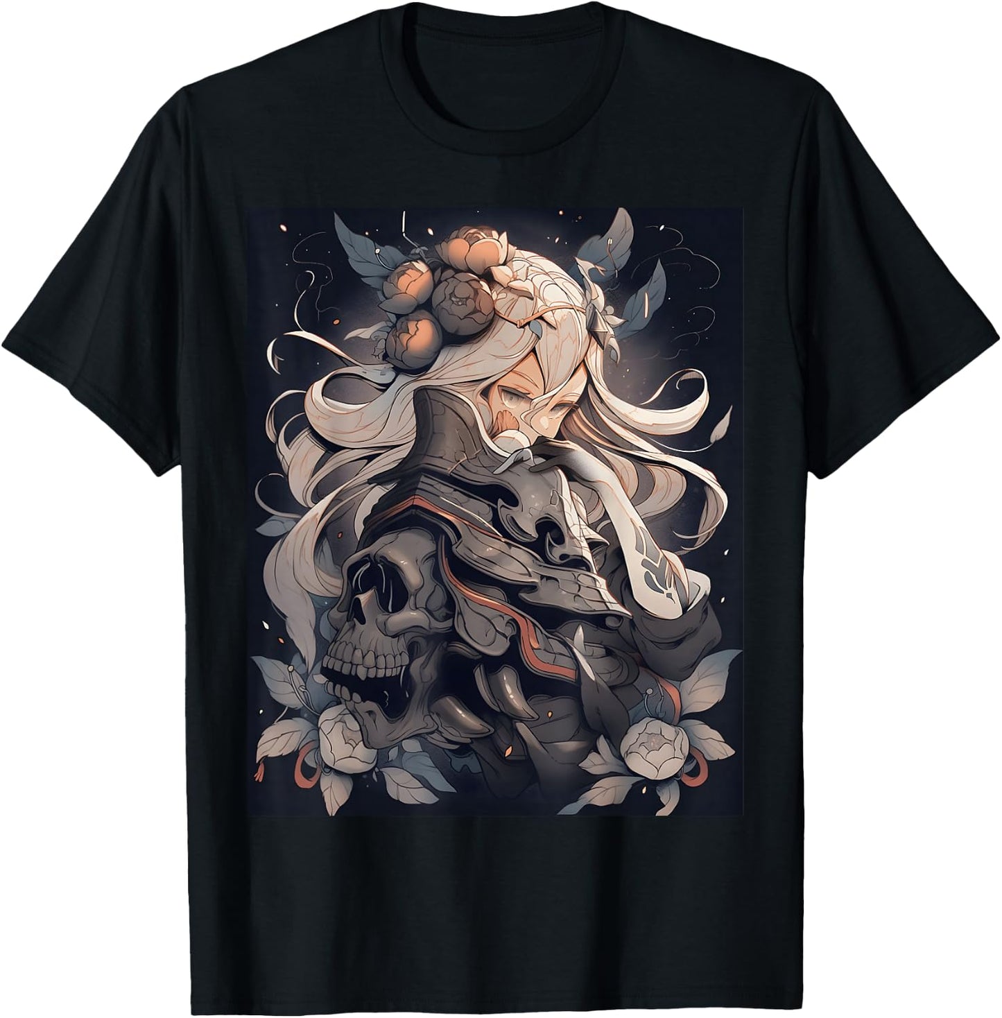 Rockabilly Style 80s Cartoon Anime Japanese Women Kids T-Shirt - T-Shirt | Black
