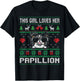 Papillion Girl Cool Ugly Christmas for Dog Mom T-Shirt - T-Shirt | Black