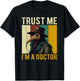 Trust Me I'm A Doctor Plague Doctor Face Mask Physician T-Shirt - T-Shirt | Black