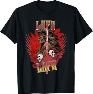 Lapulapu, Lapu Lapu Ancient Filipino Warrior Graphic Art T-Shirt - T-Shirt | Black