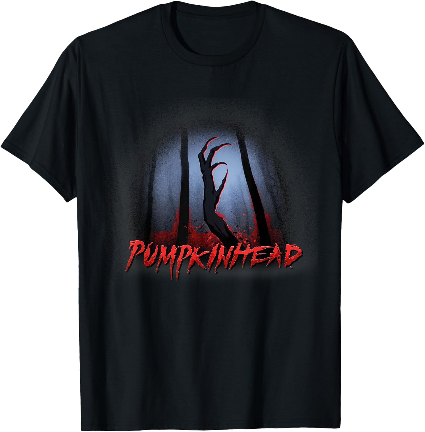 Pumpkinhead Logo with Hand Silohuette T-Shirt - T-Shirt | Black
