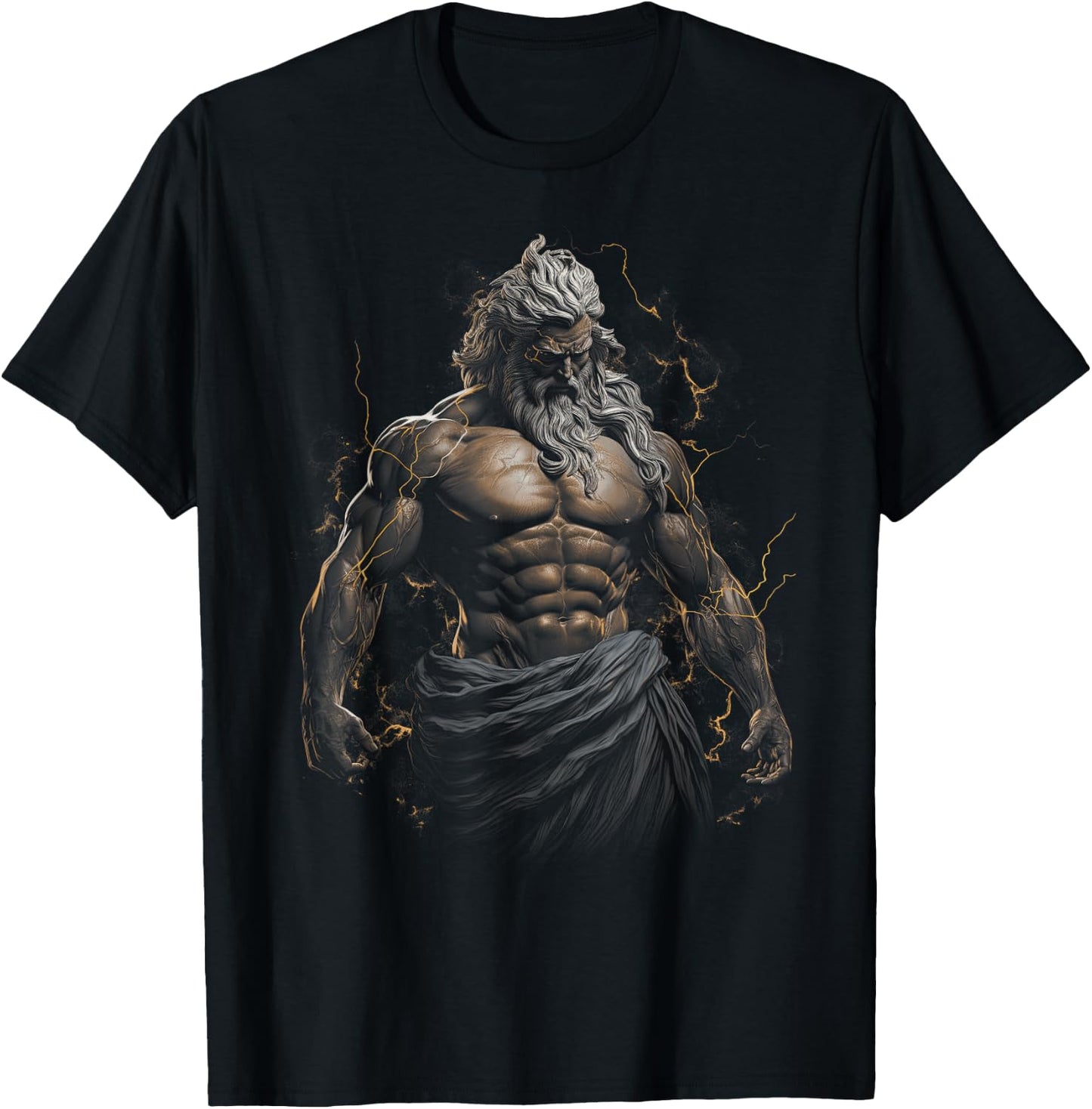 Greek Zeus Mythology T-Shirt - T-Shirt | Black