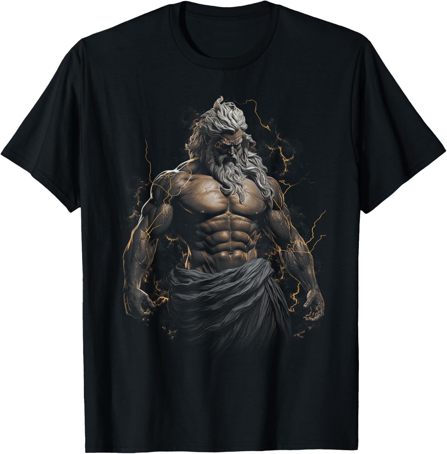 Greek Zeus Mythology T-Shirt - T-Shirt | Black