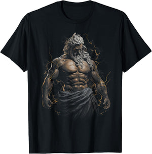 Greek Zeus Mythology T-Shirt - T-Shirt | Black