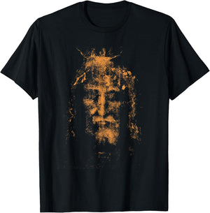 Vintage The Shroud Of Turin Holy Face Of Jesus T-Shirt - T-Shirt | Black
