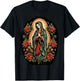 Our Lady of Guadalupe Sant Mary For Christians, Catholics T-Shirt - T-Shirt | Black