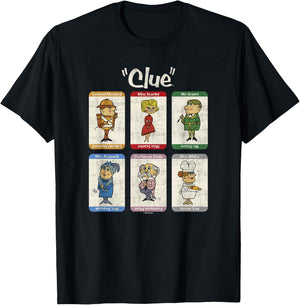 Clue Retro Character Box Up T-Shirt - T-Shirt | Black