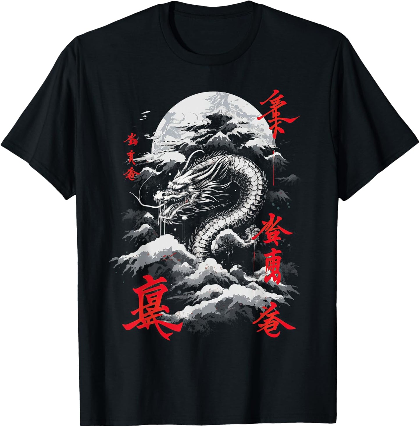 Japanese Japanese Asia Artwork manga T-Shirt - T-Shirt | Black