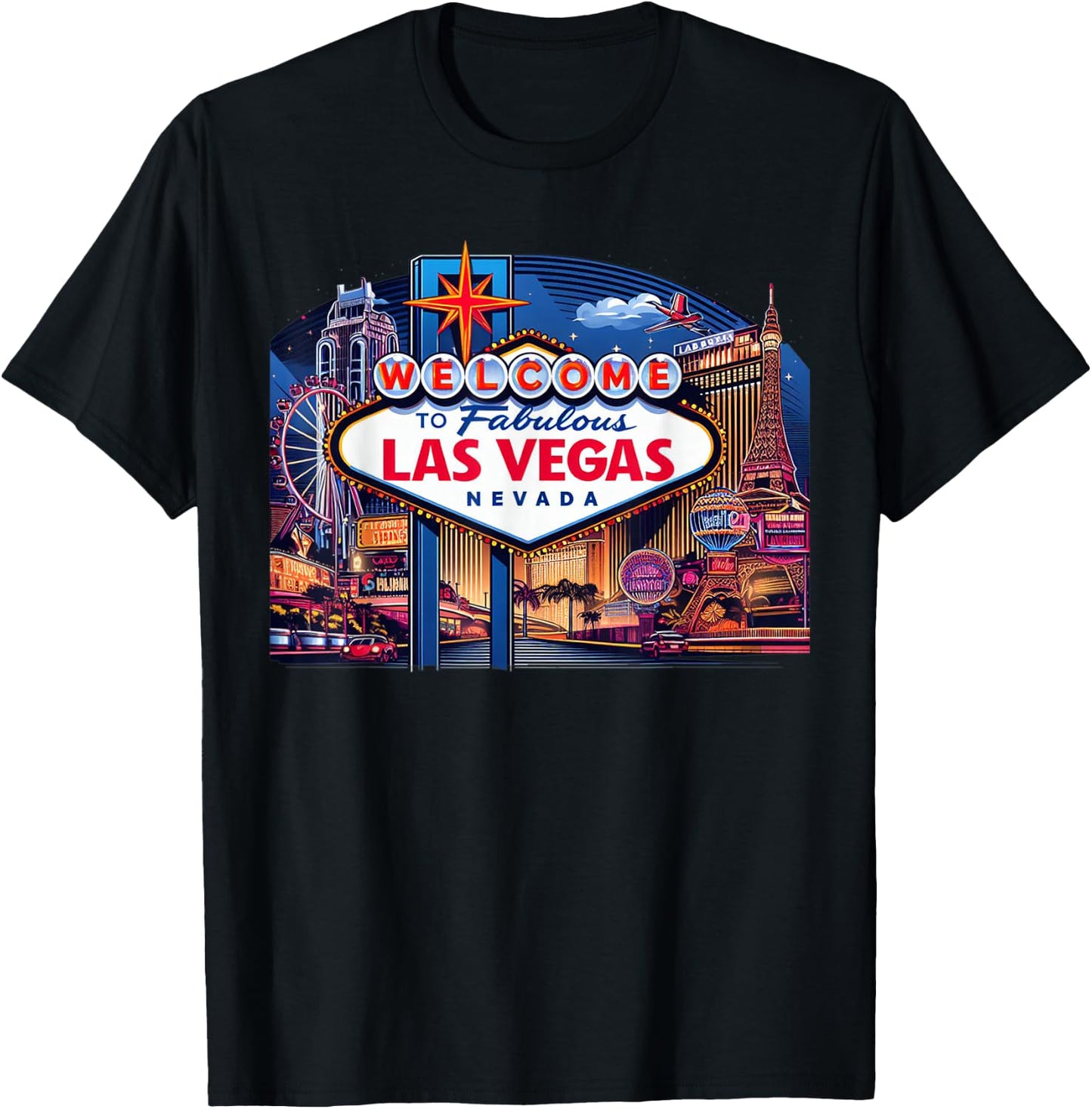Love LAS VEGAS Baby Shirt for Holidays in Las Vegas Souvenir T-Shirt - T-Shirt | Black